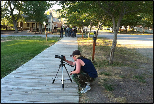 Day #1 August 13, 2010 7:45 pm....Last minute skirmish in the town.