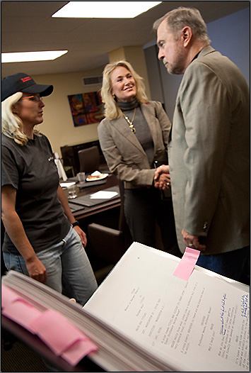 Jill Adler, Gil Gerard and J.A. Steel talk about the upcoming scene.